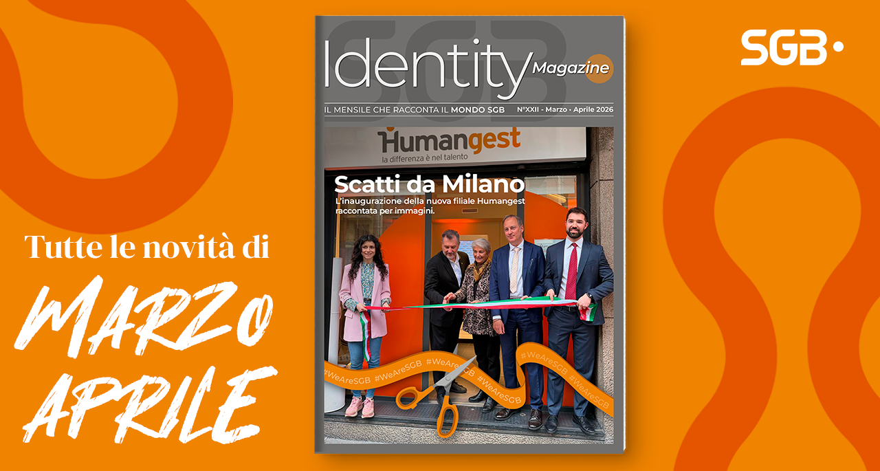SGB Identity Magazine – Marzo & Aprile 2026